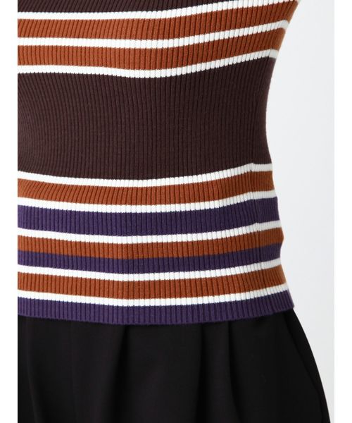 MURUA（ムルーア）の「マルチボーダータートルニット（ニット/セーター・レディース・その他/その他1・FREE）」の7枚目の写真