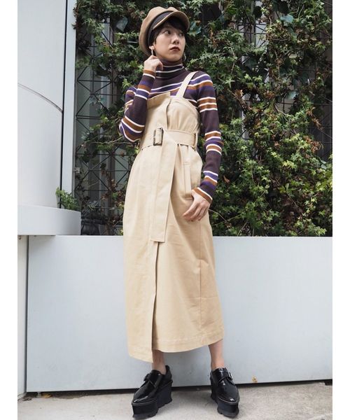 MURUA（ムルーア）の「マルチボーダータートルニット（ニット/セーター・レディース・その他/その他1・FREE）」の4枚目の写真