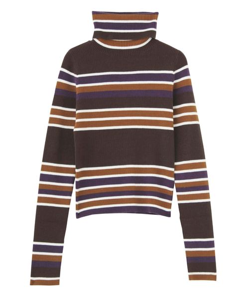 MURUA（ムルーア）の「マルチボーダータートルニット（ニット/セーター・レディース・その他/その他1・FREE）」の20枚目の写真