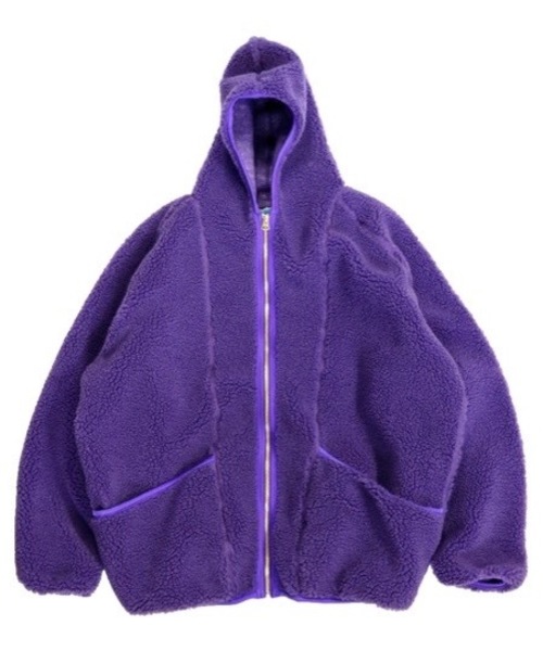 SUNNY SPORTS(サニースポーツ)の「SUNNY SPORTS / サニースポーツ V-HOODY JACKET(その他アウター)」|パープル