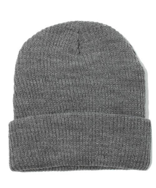 Another Edition(アナザーエディション)の「AE NYC EMBR CAP(ニットキャップ/ビーニー・レディース・グレー/ネイビー・フリー)」の3枚目の写真