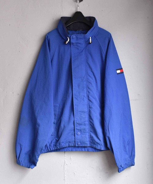 TOMMY HILFIGER(トミーヒルフィガー)の「【ヴィンテージ古着】90's TOMMY HILFIGER/トミーヒルフィガー ナイロンジャケット(ナイロンジャケット・メンズ・ブルー・LARGE)」の5枚目の写真