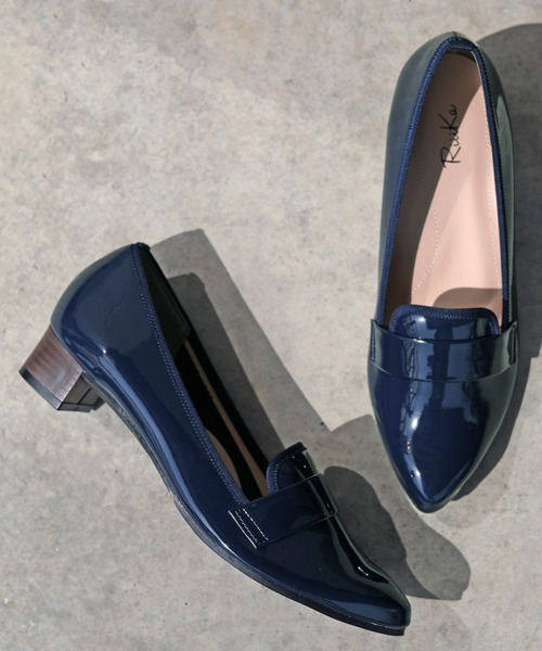 RiiiKa（リーカ）の「【晴雨兼用】オペラレインパンプス【RiiiKa/リーカ】（パンプス・レディース・ブラック/ベージュ/ネイビー/チャコール/ブラック系その他2・22.5cm/23.0cm/23.5cm/24.0cm/24.5cm/25.0cm/22.0cm）」の9枚目の写真