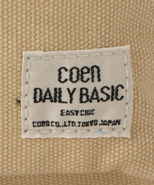 coen（コーエン）の「【女性にも人気】キャンバスミニショルダーバッグ(サコッシュバッグ)（ショルダーバッグ・メンズ・ブラック/ベージュ/コバルトブルー・FREE）」の12枚目の写真