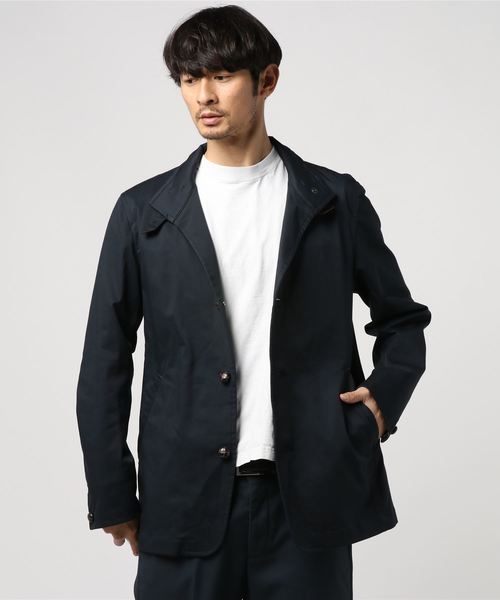 GLOSTER(グロスター)の「スタンドカラーブルゾン(ブルゾン・メンズ・ベージュ/ネイビー・S/M/L/XL)」の3枚目の写真