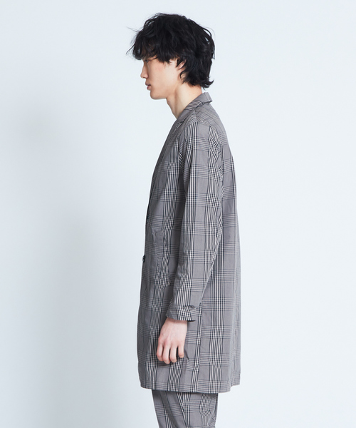 ABAHOUSE GRAY(アバハウスグレイ)の「【展開店舗限定】タイプライターショップコート(ステンカラーコート・メンズ・ブルー/ベージュ系その他/ブルー系その他・46/48/50)」の17枚目の写真
