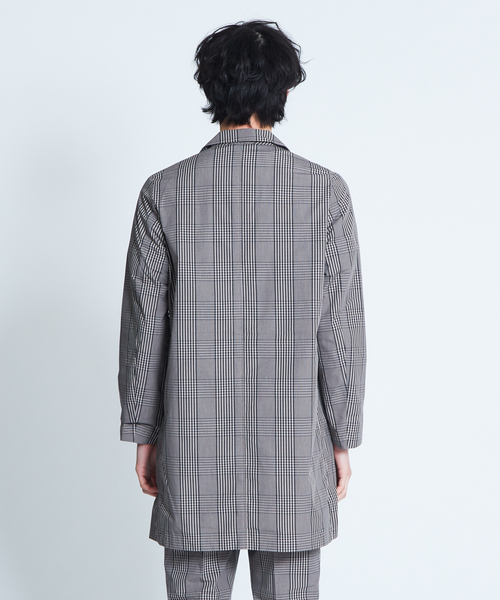ABAHOUSE GRAY(アバハウスグレイ)の「【展開店舗限定】タイプライターショップコート(ステンカラーコート・メンズ・ブルー/ベージュ系その他/ブルー系その他・46/48/50)」の7枚目の写真