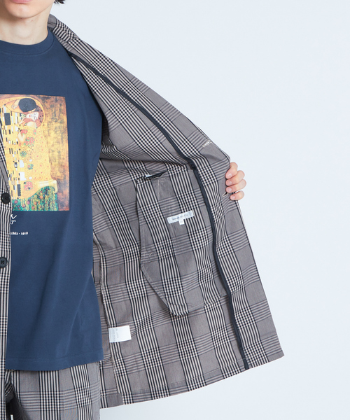 ABAHOUSE GRAY(アバハウスグレイ)の「【展開店舗限定】タイプライターショップコート(ステンカラーコート・メンズ・ブルー/ベージュ系その他/ブルー系その他・46/48/50)」の12枚目の写真
