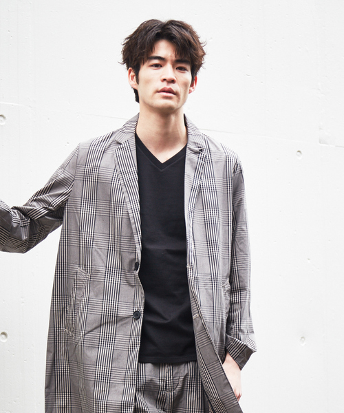 ABAHOUSE GRAY(アバハウスグレイ)の「【展開店舗限定】タイプライターショップコート(ステンカラーコート・メンズ・ブルー/ベージュ系その他/ブルー系その他・46/48/50)」の22枚目の写真