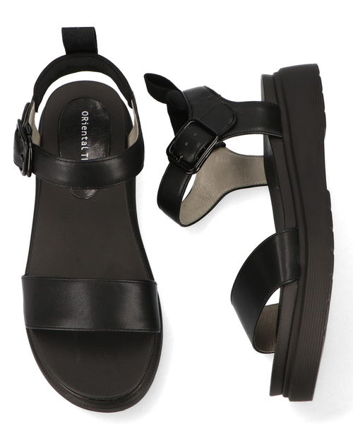 ORiental TRaffic（オリエンタルトラフィック）の「春夏★厚底スポーツサンダル★9210（サンダル・レディース・ブラック/ホワイト・S/M/L/LL/3L/SS）」の4枚目の写真