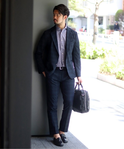 EDIFICE(エディフィス)の「FUNCTION MOBILE EVALET シアサッカー パンツ(その他パンツ・メンズ・グレー/ブルー/チャコールグレー/ブルー系その他/ベージュ・46/48/44)」の20枚目の写真