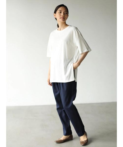 AMERICAN HOLIC（アメリカンホリック）の「タックテーパードパンツ　＊（その他パンツ・レディース・ブラック/ベージュ/ネイビー/カーキ/キャメル・S/M/L）」の9枚目の写真