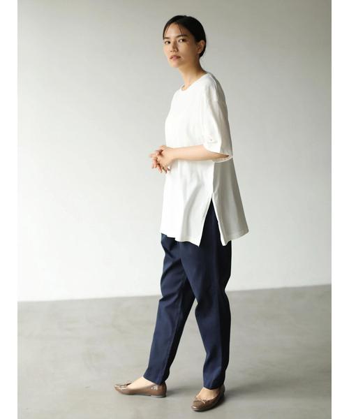 AMERICAN HOLIC（アメリカンホリック）の「タックテーパードパンツ　＊（その他パンツ・レディース・ブラック/ベージュ/ネイビー/カーキ/キャメル・S/M/L）」の12枚目の写真