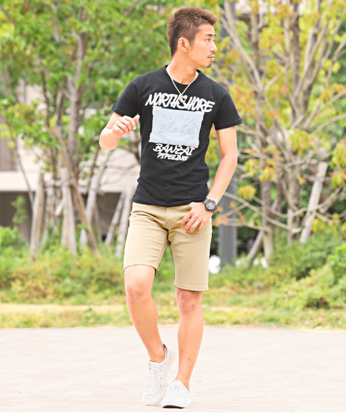 LUXSTYLE（ラグスタイル）の「5ポケットショートパンツ（その他パンツ・メンズ・ホワイト/ブラック/ベージュ/ネイビー/ブルー系その他・S/M/L/XL）」の8枚目の写真
