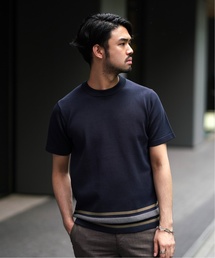 EDIFICE | SION UT パネルラインニットカットソー(Tシャツ/カットソー)