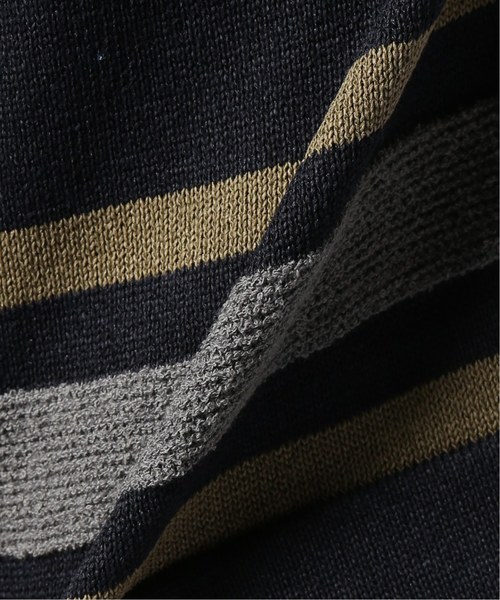 EDIFICE(エディフィス)の「SION UT パネルラインニットカットソー(Tシャツ/カットソー・メンズ・ホワイト/ベージュ/ネイビー・SMALL/MEDIUM/LARGE)」の12枚目の写真