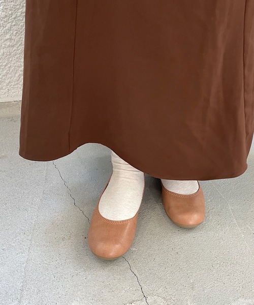 shopnikoniko(ショップニコニコ)の「日本製 バレエシューズ パンプス ラウンドトゥ ぺたんこ(パンプス・レディース・ベージュ/ブラック/ピンク/ブルー/キャメル・23.5/24.5/24/22/22.5/23)」の14枚目の写真