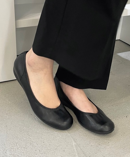 shopnikoniko(ショップニコニコ)の「日本製 バレエシューズ パンプス ラウンドトゥ ぺたんこ(パンプス・レディース・ベージュ/ブラック/ピンク/ブルー/キャメル・23.5/24.5/24/22/22.5/23)」の22枚目の写真