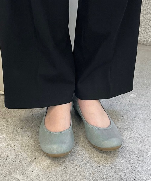 shopnikoniko(ショップニコニコ)の「日本製 バレエシューズ パンプス ラウンドトゥ ぺたんこ(パンプス・レディース・ベージュ/ブラック/ピンク/ブルー/キャメル・23.5/24.5/24/22/22.5/23)」の20枚目の写真