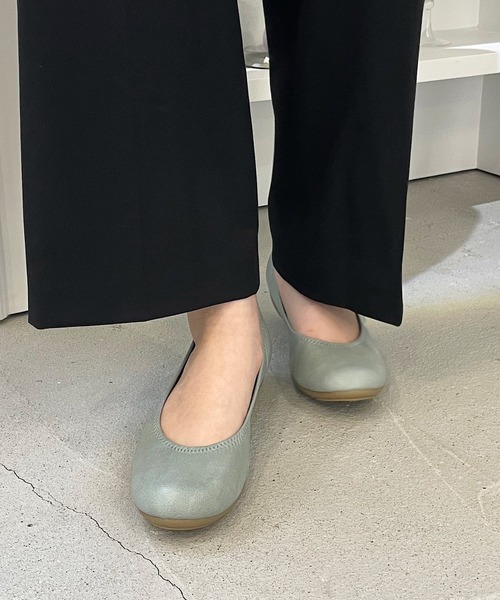 shopnikoniko(ショップニコニコ)の「日本製 バレエシューズ パンプス ラウンドトゥ ぺたんこ(パンプス・レディース・ベージュ/ブラック/ピンク/ブルー/キャメル・23.5/24.5/24/22/22.5/23)」の18枚目の写真