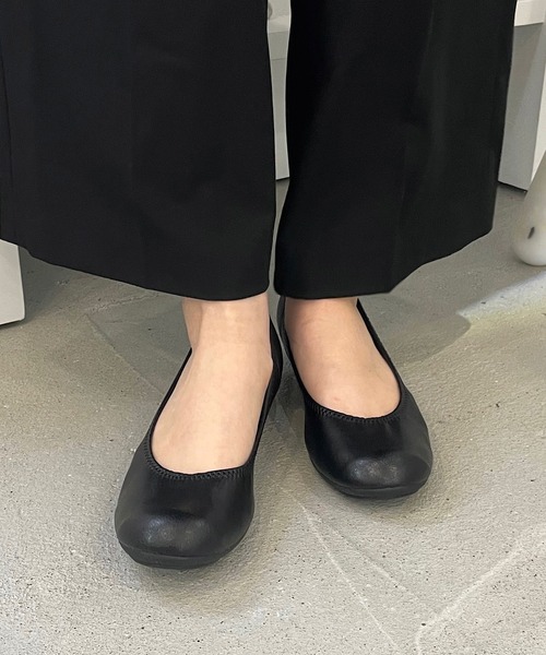 shopnikoniko(ショップニコニコ)の「日本製 バレエシューズ パンプス ラウンドトゥ ぺたんこ(パンプス・レディース・ベージュ/ブラック/ピンク/ブルー/キャメル・23.5/24.5/24/22/22.5/23)」の21枚目の写真
