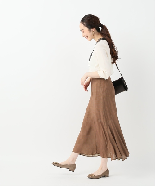 La TOTALITE（ラトータリテ）の「ジョーゼットフロントレースブラウス【手洗い可能】（シャツ/ブラウス・レディース・ホワイト/ブルー系その他・FREE）」の4枚目の写真