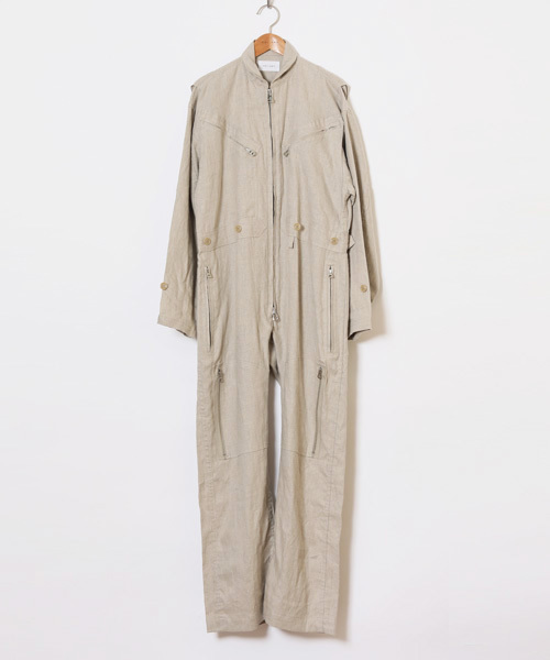 HOLIDAY(ホリデイ)の「HEAVY LINEN ALL-IN-ONE ヘビーリネンオールインワン(つなぎ/オールインワン・レディース・ベージュ/ピンク・1/0)」の2枚目の写真