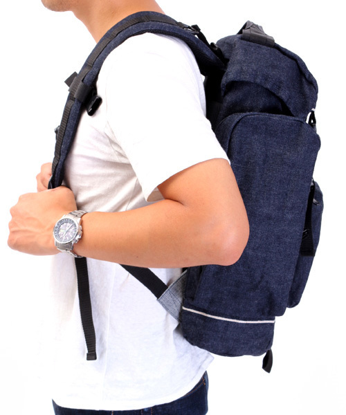 Denime（ドゥニーム）の「【JapanMade】DENIM MIL BACK PACK/デニムミリタリーバック（バックパック/リュック・メンズ・ネイビー・FREE）」の19枚目の写真
