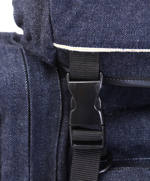 Denime（ドゥニーム）の「【JapanMade】DENIM MIL BACK PACK/デニムミリタリーバック（バックパック/リュック・メンズ・ネイビー・FREE）」の16枚目の写真