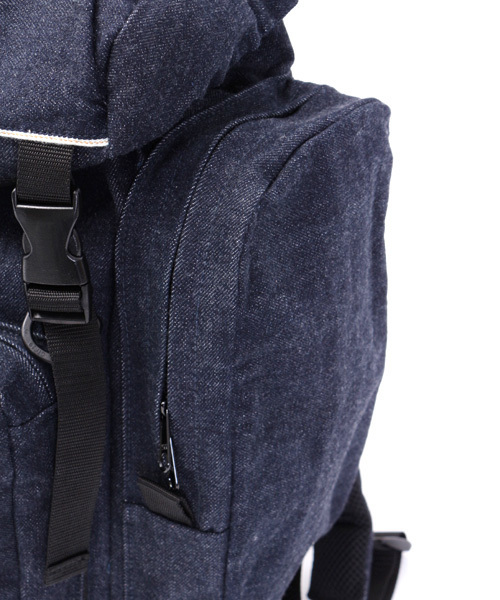 Denime（ドゥニーム）の「【JapanMade】DENIM MIL BACK PACK/デニムミリタリーバック（バックパック/リュック・メンズ・ネイビー・FREE）」の14枚目の写真