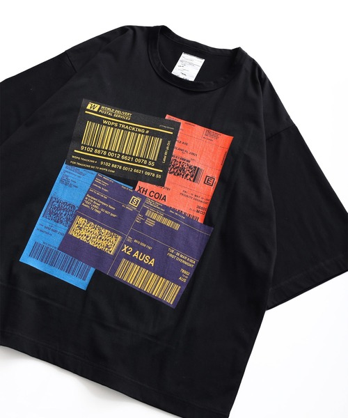 SHAREEF(シャリーフ)の「"COLOR LABEL" S/S BIG-T(Tシャツ/カットソー・メンズ・ライトグレー/ブラック/レッド/ターコイズブルー・1/2/3)」の9枚目の写真