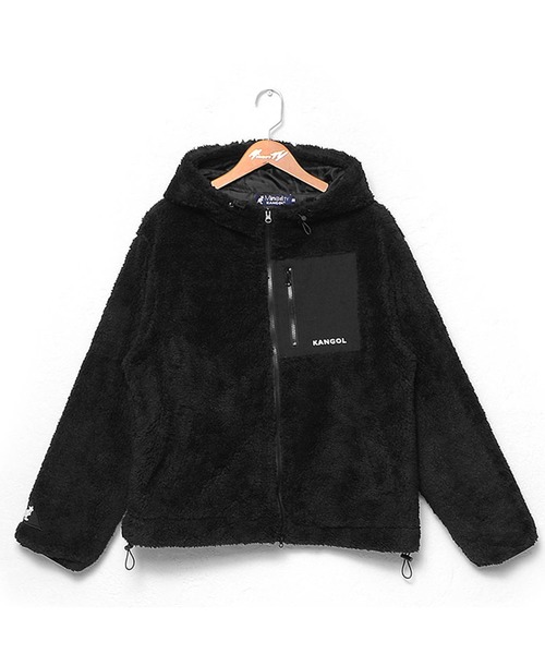 MinoriTY（マイノリティ）の「別注【KANGOL】ボアジャケット/カンゴール（その他アウター・メンズ・ブラック/レッド/オフホワイト/グリーン/モカ・M/L）」の6枚目の写真