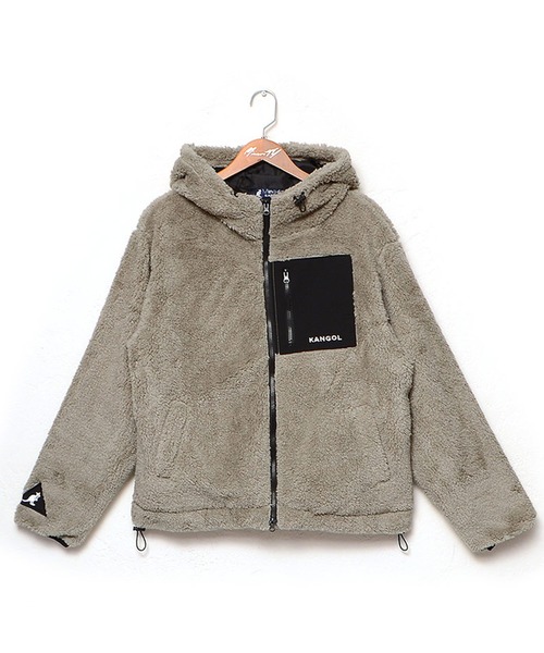 MinoriTY（マイノリティ）の「別注【KANGOL】ボアジャケット/カンゴール（その他アウター・メンズ・ブラック/レッド/オフホワイト/グリーン/モカ・M/L）」の14枚目の写真