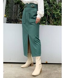 MURUA | ダブルバックルハイウエストタイトスカート(スカート)