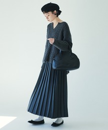 PUAL CE CIN | 【kanocoさん着用】ニットプリーツスカート(スカート)