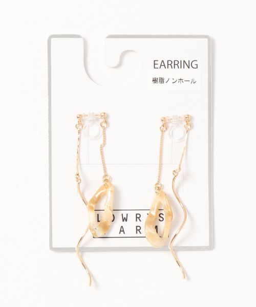 LOWRYS FARM（ローリーズファーム）の「Ｗフェイスノンホールジュシイヤリング　861856（イヤリング・レディース・その他1/ブルー系その他/ホワイト/その他5/その他4・FREE）」の2枚目の写真