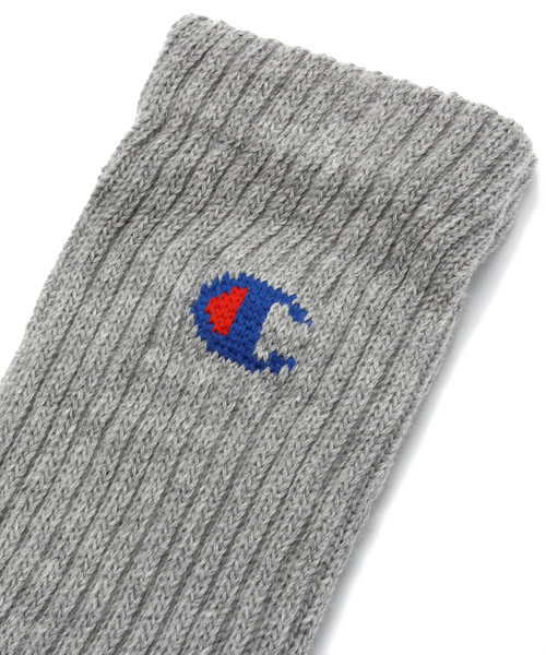 Champion（チャンピオン）の「3足組1セット チャンピオン Cロゴ フルレングスソックス CS-0701（ソックス/靴下・メンズ・ホワイト/グレー/ブラック・SMALL/MEDIUM）」の5枚目の写真
