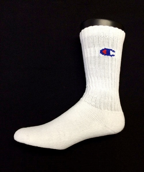 Champion（チャンピオン）の「3足組1セット チャンピオン Cロゴ フルレングスソックス CS-0701（ソックス/靴下・メンズ・ホワイト/グレー/ブラック・SMALL/MEDIUM）」の9枚目の写真