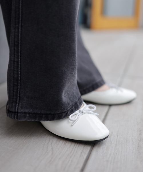 SESTO(セスト)の「生活防水。晴雨兼用バレエシューズ(レインシューズ・レディース・グレイッシュベージュ/ブラック系その他/シルバー/ブラック/ホワイト・23.5cm/24.5cm/25.5cm/23.0cm/24.0cm/22.0cm/22.5cm)」の21枚目の写真