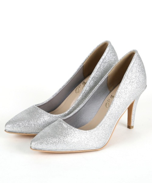 jurer（ジュレ）の「ピース付きグリッターパンプス（パンプス・レディース・ブラック×グレー/シルバー系その他5/ゴールド系その他4・LL/S/M/L）」の5枚目の写真