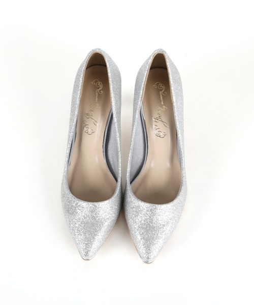 jurer（ジュレ）の「ピース付きグリッターパンプス（パンプス・レディース・ブラック×グレー/シルバー系その他5/ゴールド系その他4・LL/S/M/L）」の7枚目の写真