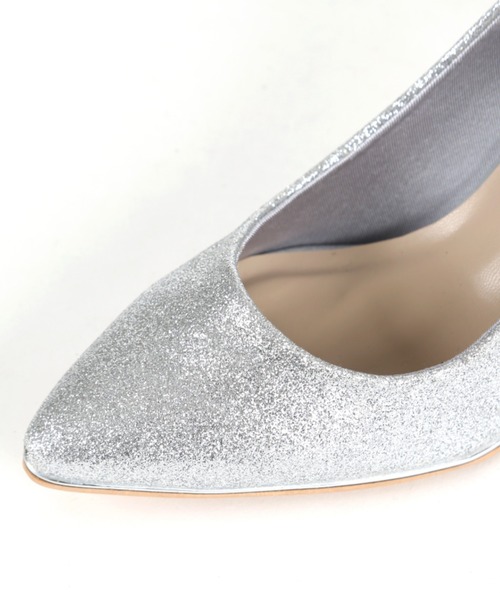 jurer（ジュレ）の「ピース付きグリッターパンプス（パンプス・レディース・ブラック×グレー/シルバー系その他5/ゴールド系その他4・LL/S/M/L）」の8枚目の写真