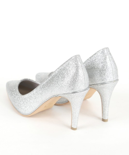 jurer（ジュレ）の「ピース付きグリッターパンプス（パンプス・レディース・ブラック×グレー/シルバー系その他5/ゴールド系その他4・LL/S/M/L）」の10枚目の写真