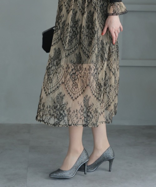 jurer（ジュレ）の「ピース付きグリッターパンプス（パンプス・レディース・ブラック×グレー/シルバー系その他5/ゴールド系その他4・LL/S/M/L）」の21枚目の写真