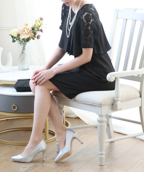 jurer（ジュレ）の「ピース付きグリッターパンプス（パンプス・レディース・ブラック×グレー/シルバー系その他5/ゴールド系その他4・LL/S/M/L）」の15枚目の写真