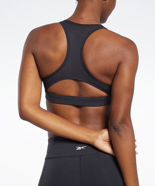 Reebok(リーボック)の「 ヒーロー ミディアムインパクト レーサー ブラ / Hero Medium-Impact Racer Bra(スポーツブラ・レディース・ブラック/アクア/ブルー・SMALL/XX-LARGE/MEDIUM/LARGE/X-LARGE)」の6枚目の写真