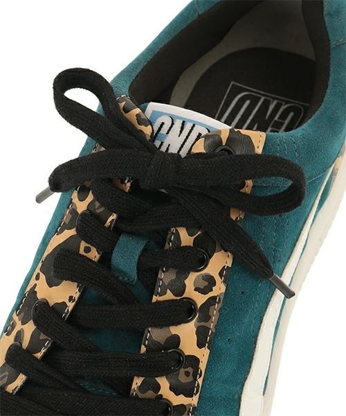 Candy Stripper（キャンディストリッパー）の「LEOPARD SWITCHED スニーカー（スニーカー・レディース・ブラック/ベージュ/ブルー/ピンク・S/M/L）」の10枚目の写真