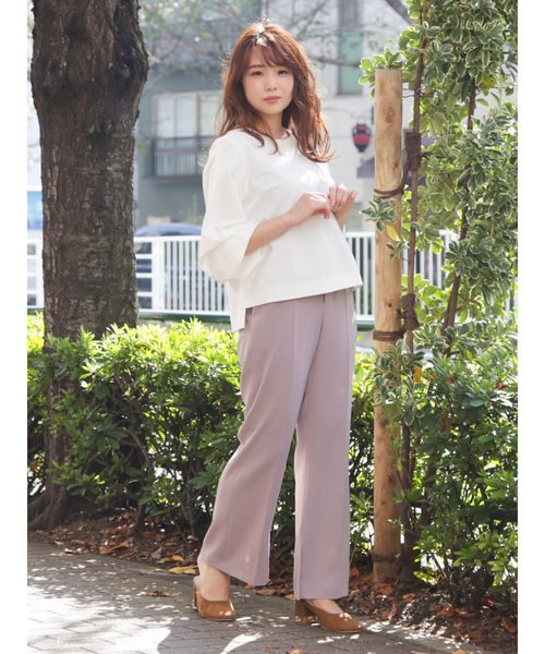 dazzlin（ダズリン）の「ボリュームスリーブプルオーバー（Tシャツ/カットソー・レディース・ブラウン/アイボリー/ミント・FREE）」の21枚目の写真