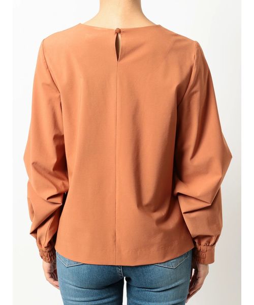 dazzlin（ダズリン）の「ボリュームスリーブプルオーバー（Tシャツ/カットソー・レディース・ブラウン/アイボリー/ミント・FREE）」の20枚目の写真