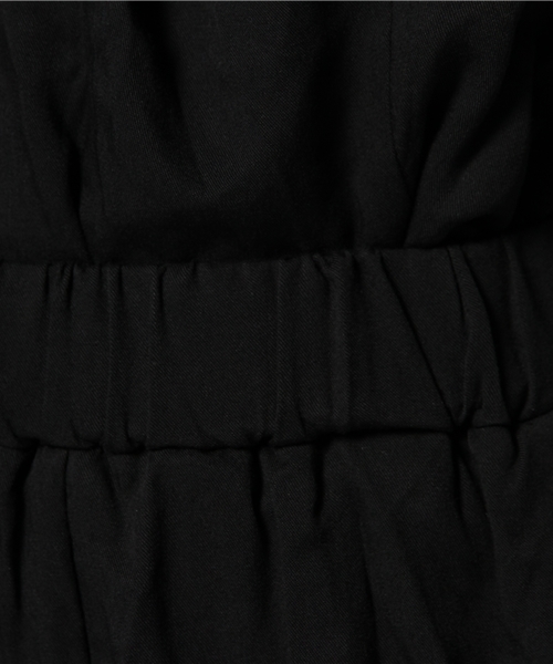 Kastane（カスタネ）の「【Kastane】V開きサロペット（サロペット/オーバーオール・レディース・ブラウン/ブラック・FREE）」の3枚目の写真